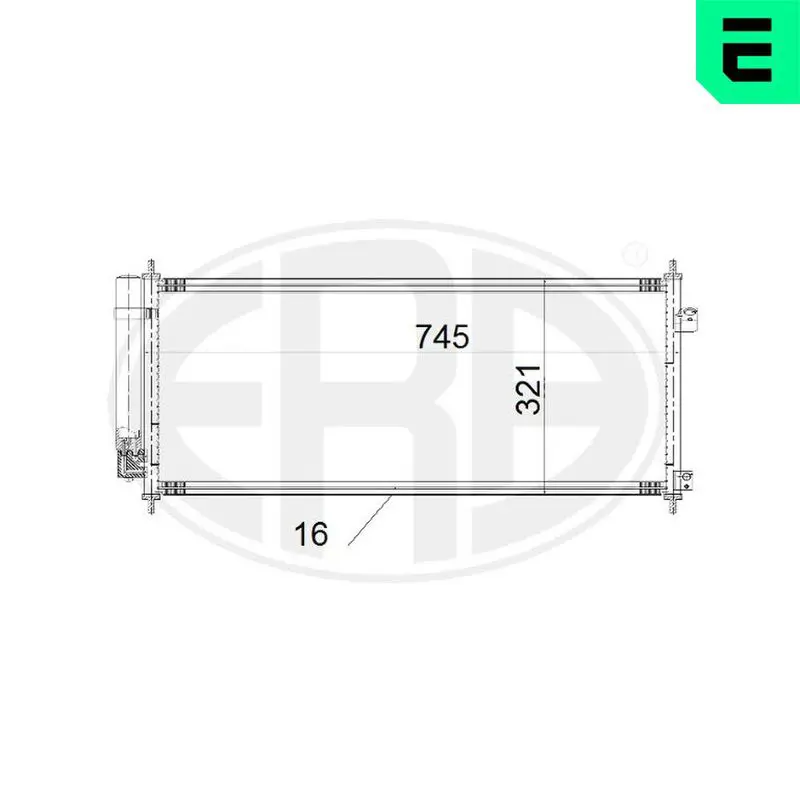 ERA 667199 Конденсатор, кондиционер