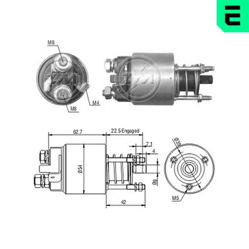 ERA ZM5395 Тяговое реле, стартер