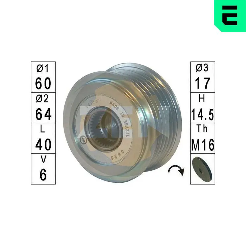 ERA ZN5625 Механизм свободного хода