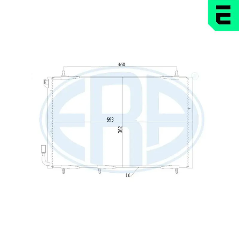 ERA 667167 Конденсатор, кондиционер
