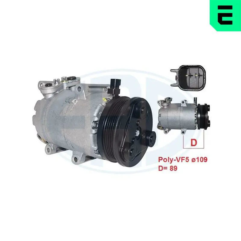 ERA 670075 Compressor, air conditioning