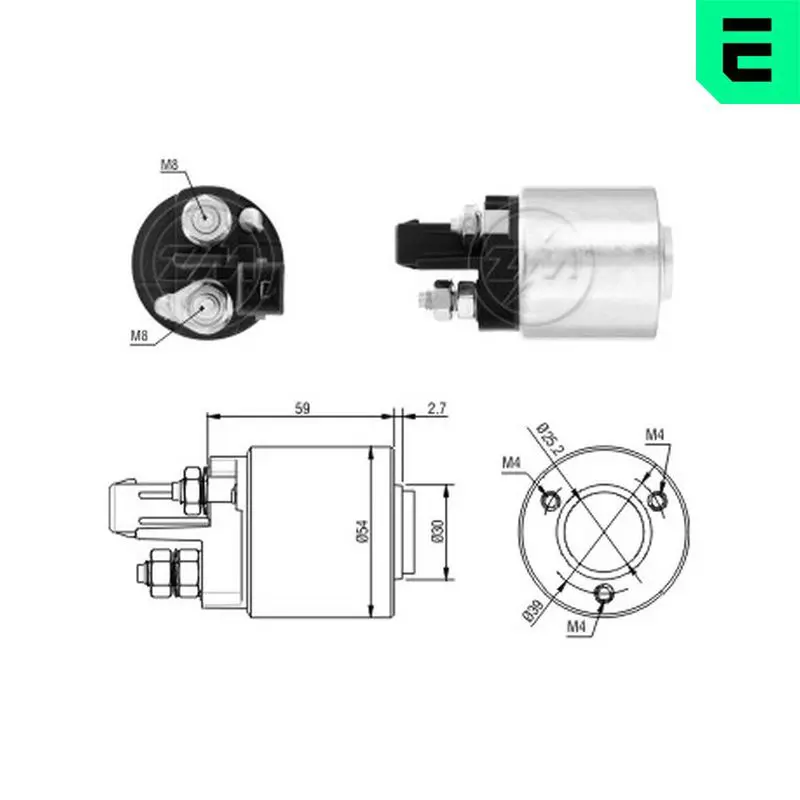 ERA ZM5492 Тяговое реле, стартер