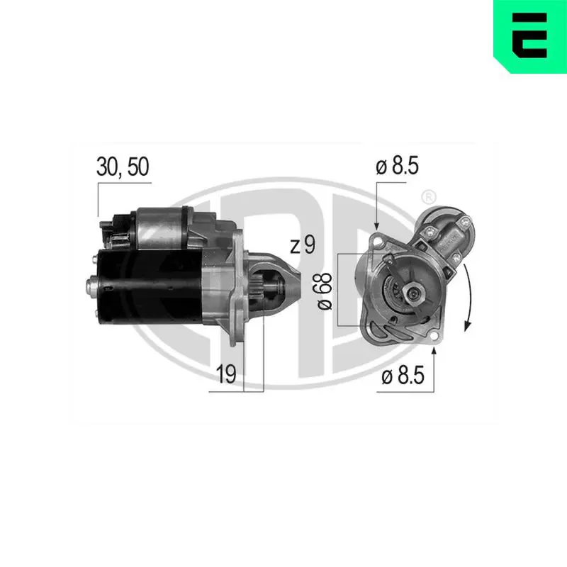 220648 Стартер OPEL ASTRA J, CORSA D