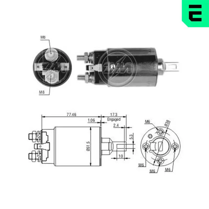 ERA ZM692 Тяговое реле, стартер