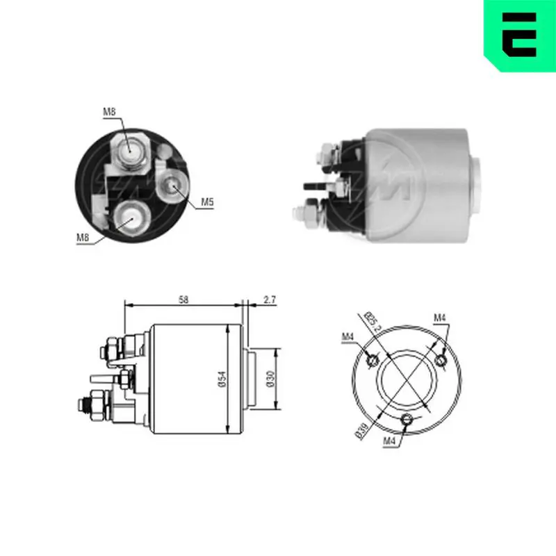 ERA ZM3494 Тяговое реле, стартер
