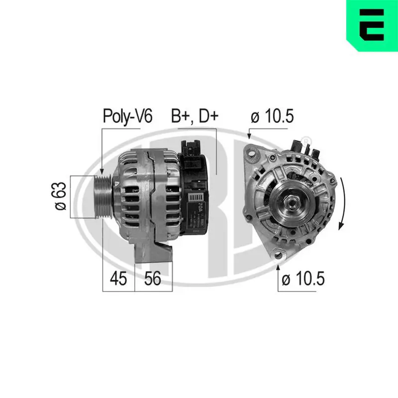 ERA 210216A Alternator