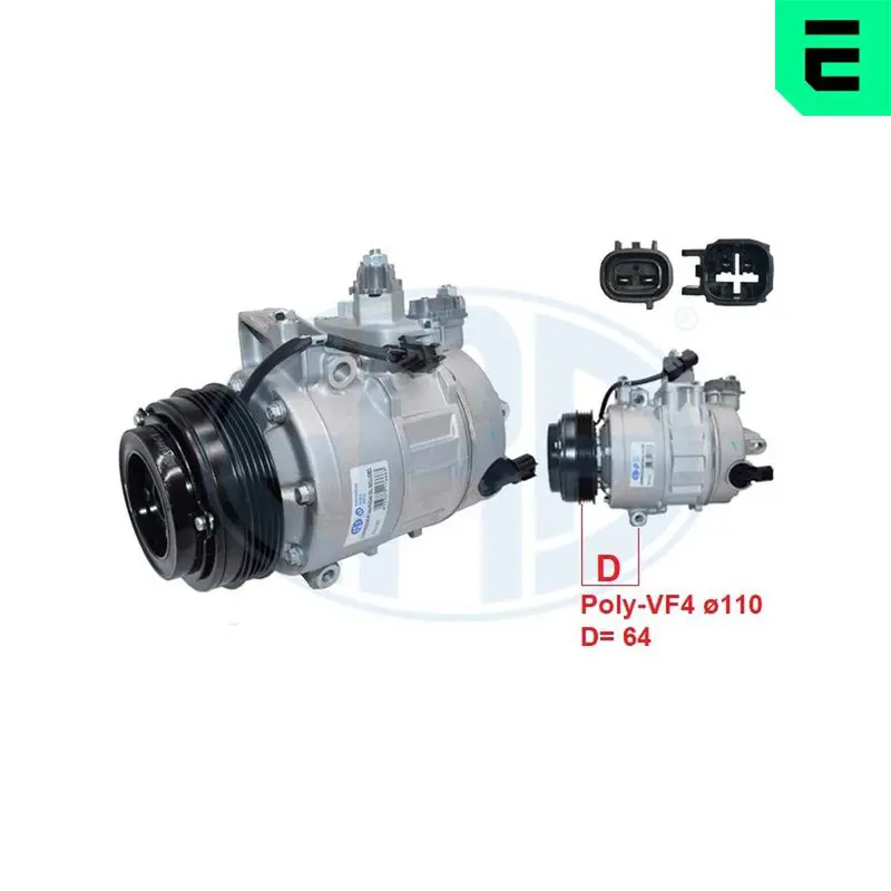 ERA 670197 Компрессор, кондиционер