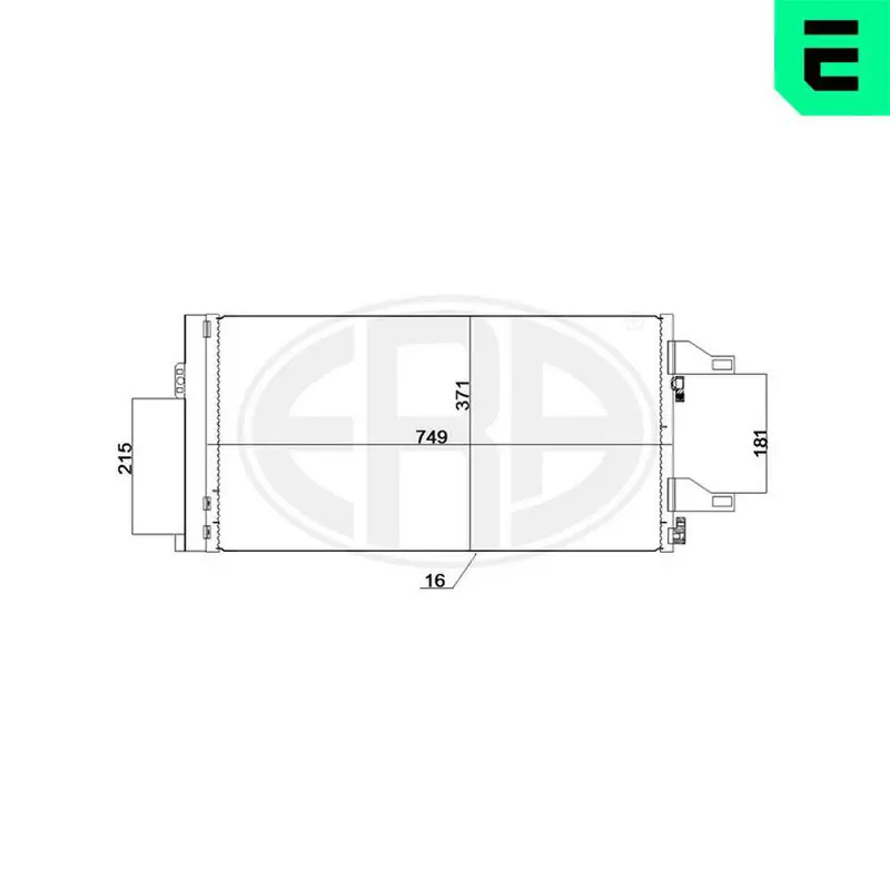 ERA 667247 Конденсатор, кондиционер