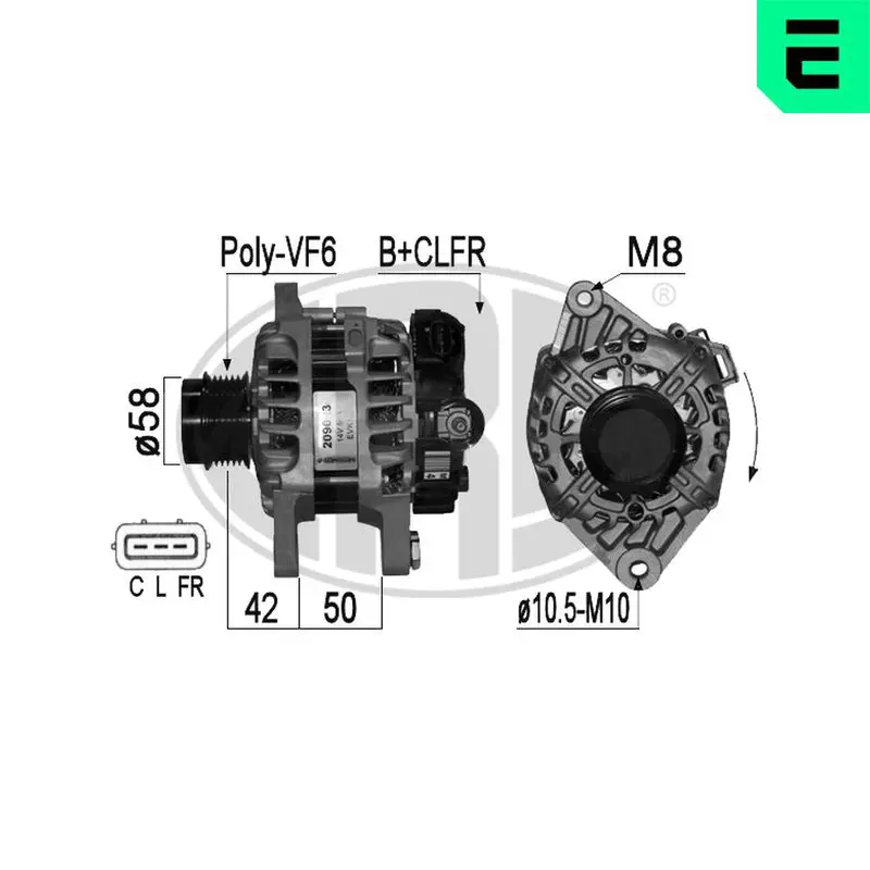 ERA 209023A Alternator