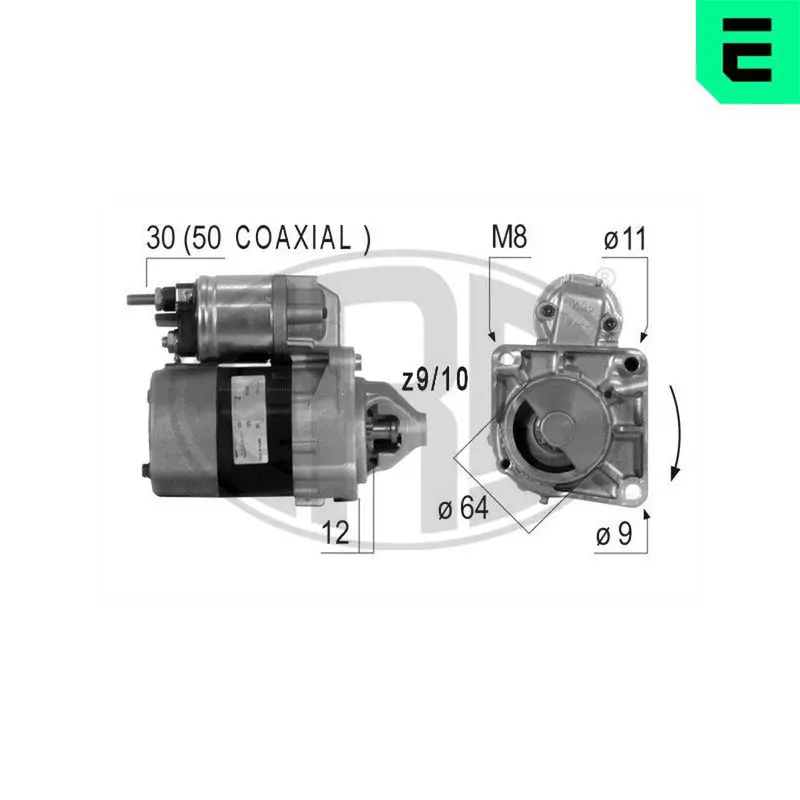 220376 Era Стартер FIAT 07->