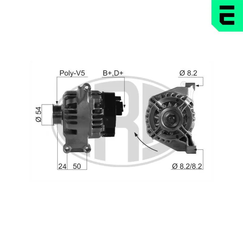 210659 Era Генератор FIAT PUNTO/GRANDE