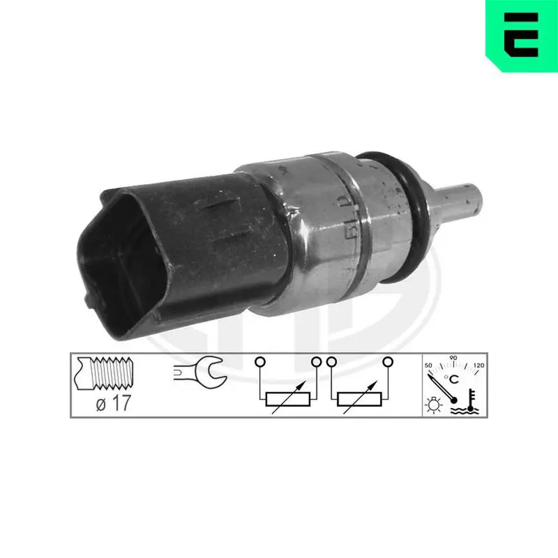 ERA 330582 Датчик, температура ОЖ