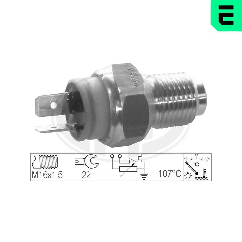 ERA 330148 Датчик температуры ОЖ FIAT