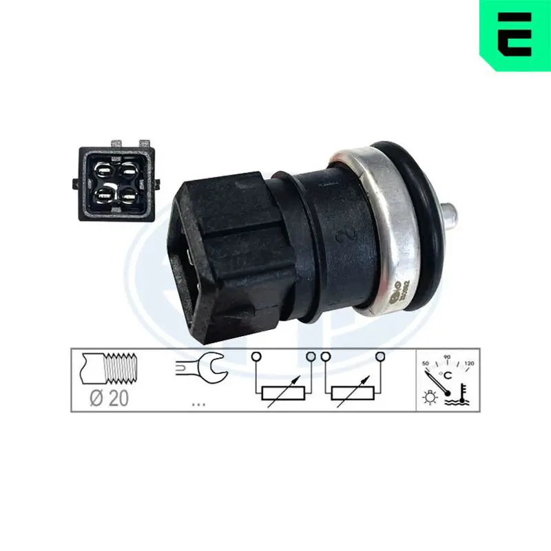 ERA 330692 Датчик температуры ОЖ RENAULT