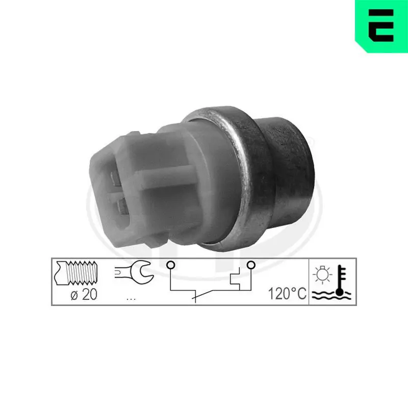 ERA 330161 Датчик температуры ОЖ AUDI/VW