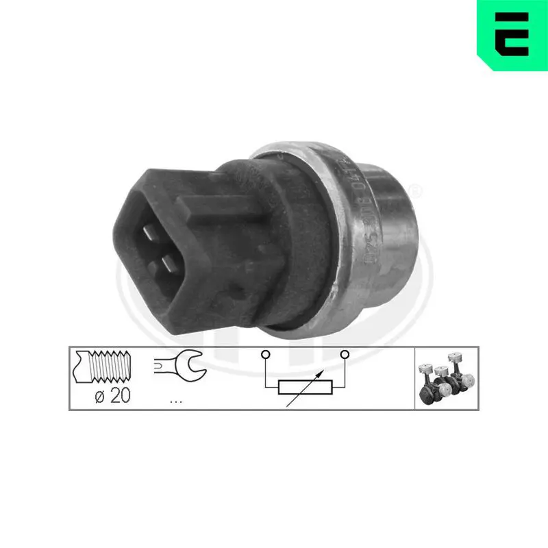 ERA 330286 Датчик темпер.охл.жидк. VAG