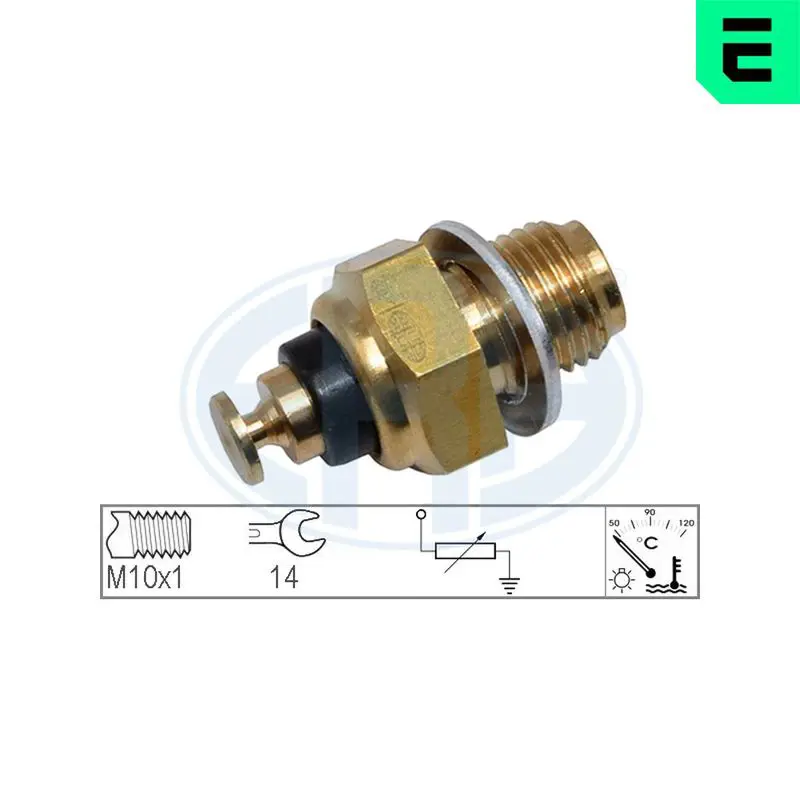 ERA 330284 Датчик, температура ОЖ AUDI