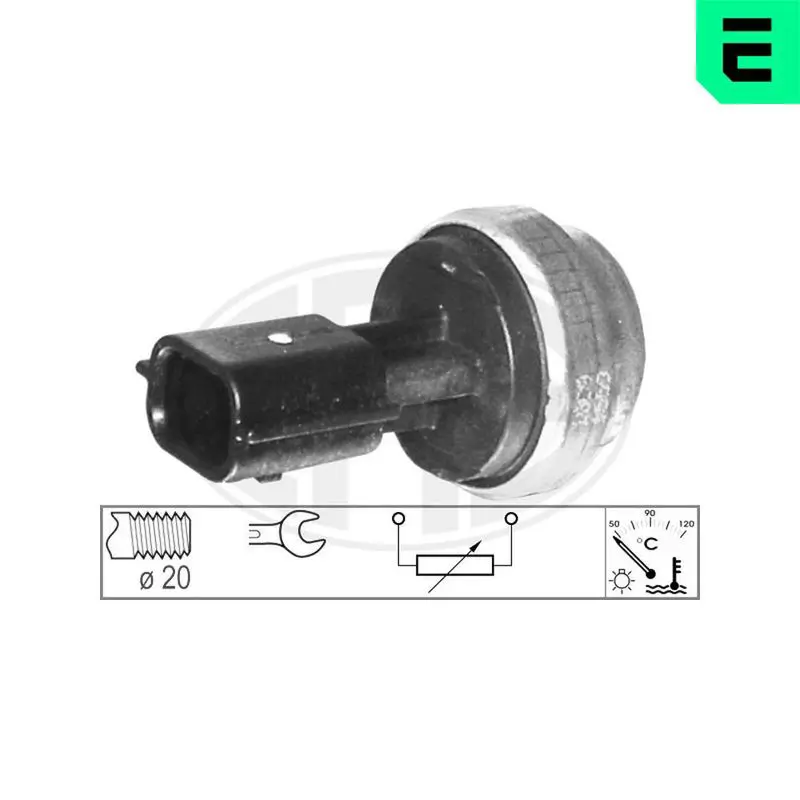 ERA 330558 Датчик, температура ОЖ