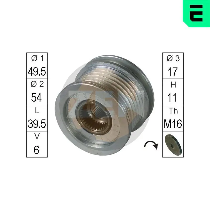 Era ZN5514 Муфта свободного хода VAG