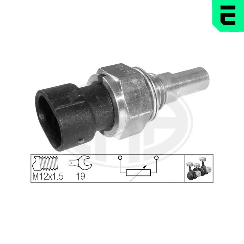 ERA 330107 Датчик температуры ОЖ DAEWOO