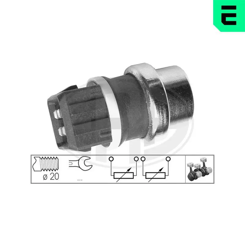 ERA 330287 Датчик температуры ОЖ VW GOLF