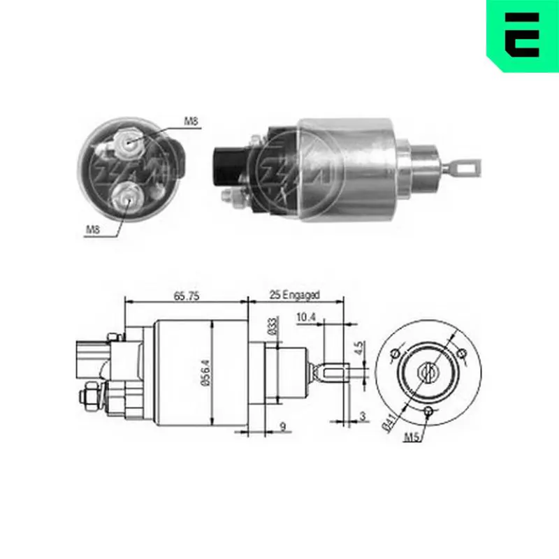 ERA ZM978 Тяговое реле, стартер