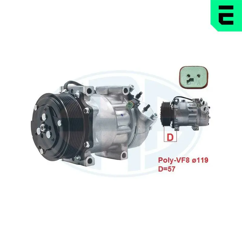 ERA 670028 Compressor, air conditioning