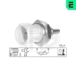 330803 ERA Датчик, температура ОЖ HONDA
