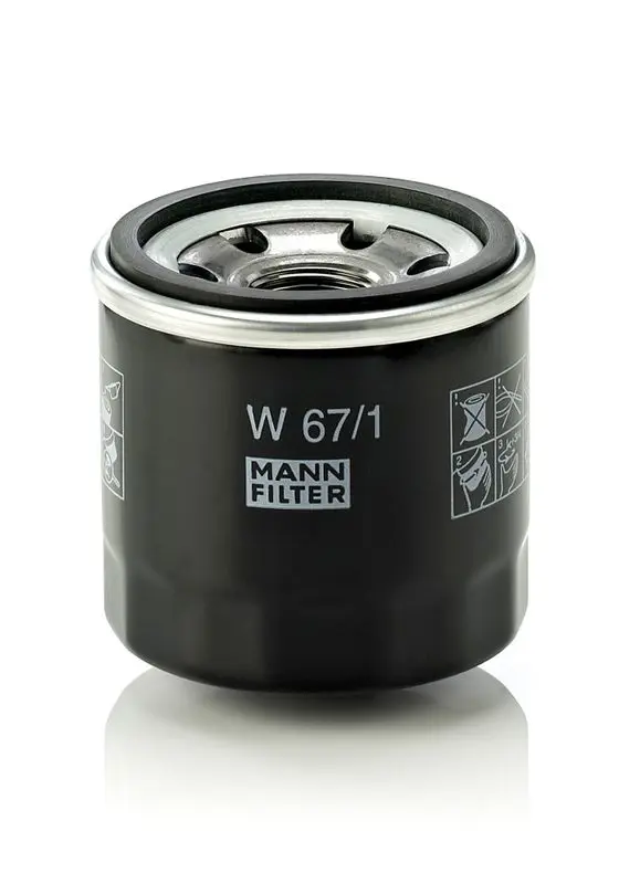 MANN W671 Фильтр масляный W67/1