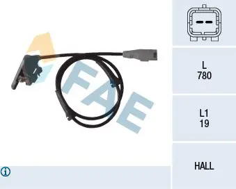 78080 Датчик ABS Peugeot