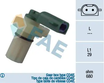 FAE 79087 Датчик фазы двигателя