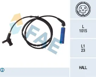 FAE 78039 Датчик ABS Bmw