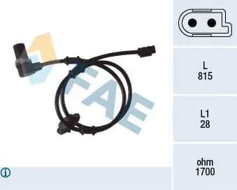 78075 Датчик ABS Mercedes