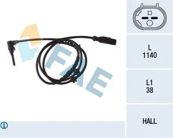 78084 Датчик ABS Fiat