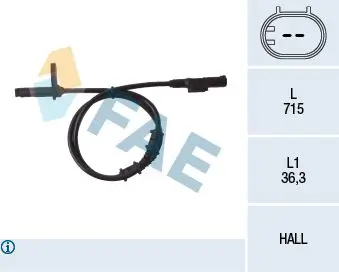 78107 Датчик ABS Mercedes