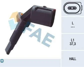 FAE 78090 Датчик ABS Audi