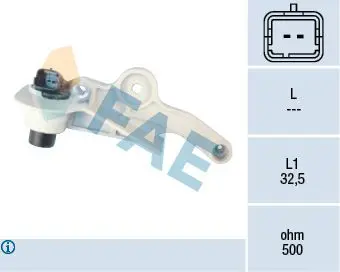 FAE 79119 Датчик положения коленвала PSA