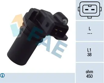 FAE 79162 датчик положения коленчатого