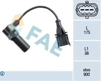 FAE 79222 Датчик положения коленвала