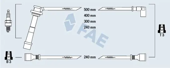 FAE 85805 Комплект электропроводки