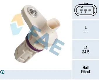 FAE 79395 Датчик положения коленвала GM