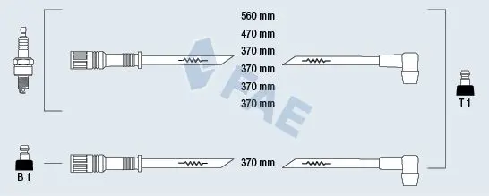 86010 Провода зажигания