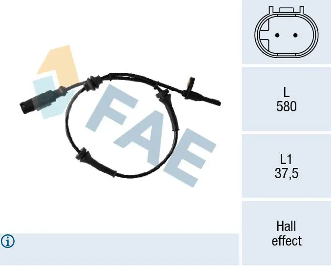 FAE 78307 Датчик ABS