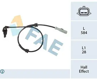 FAE 78442 Датчик ABS