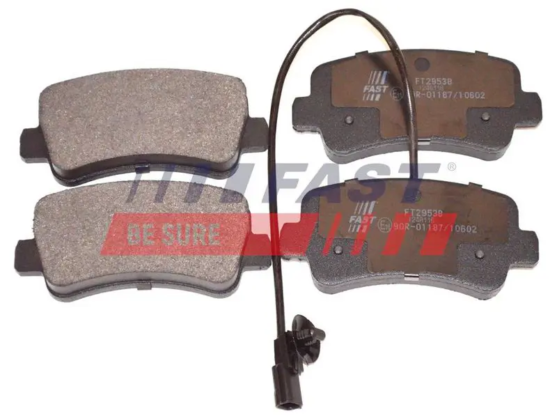 FAST FT29538 КОЛОДКИ ТОРМОЗНЫЕ RENAULT
