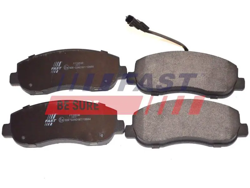 FT29536 КОЛОДКИ ТОРМОЗНЫЕ RENAULT