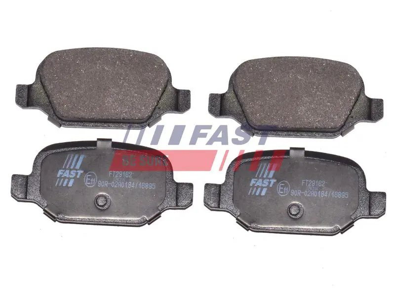FAST FT29162 Комплект тормозных колодок,