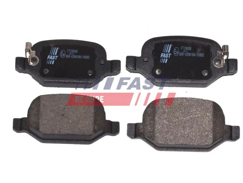 FAST FT29089 Колодки тормозные задние