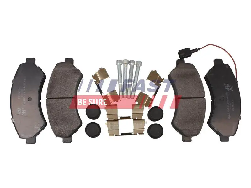 FAST FT29152 КОЛОДКИ ТОРМОЗНЫЕ FIAT DUCATO