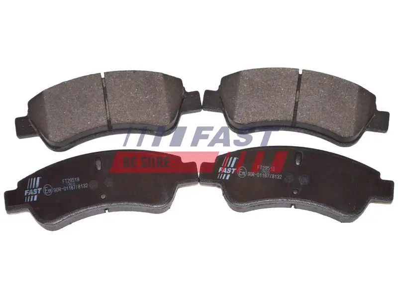 FAST FT29519 Комплект тормозных колодок,